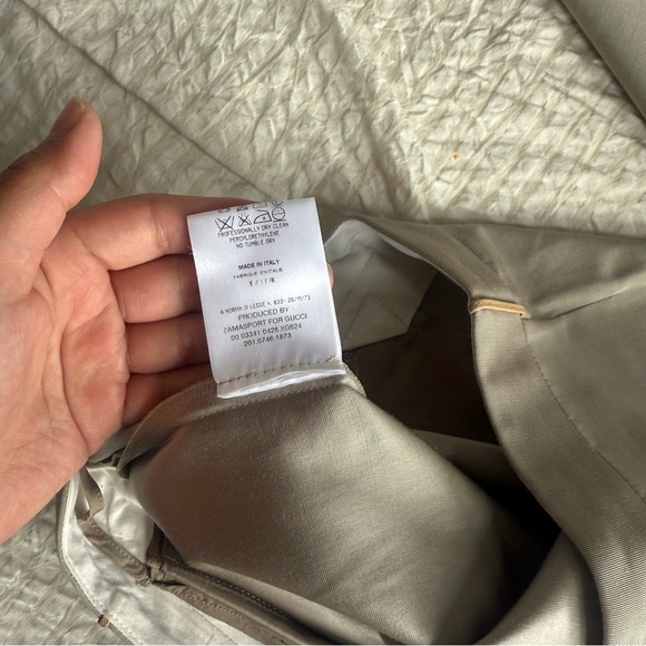 Gucci Elegant Beige Dress Pants/ Wide leg Pants - Picture 10 of 14